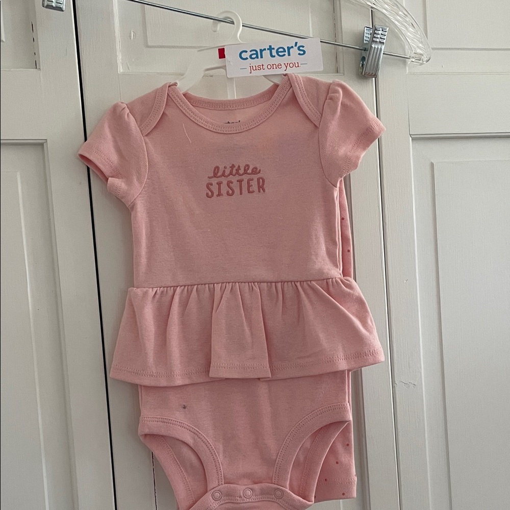 Carter's Light Pink Little Sister Bodysuit